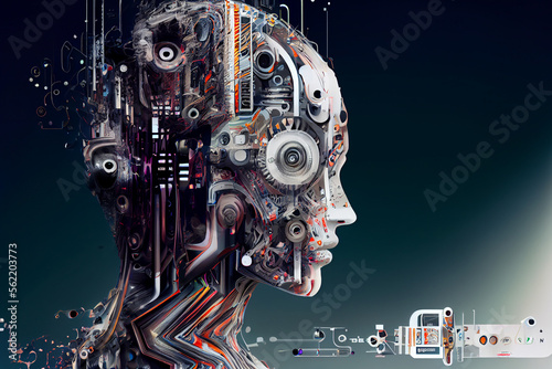Roboter Kopf, Generative KI