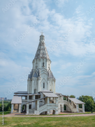 The most beautiful Orthodox cathedral on a fine summer day