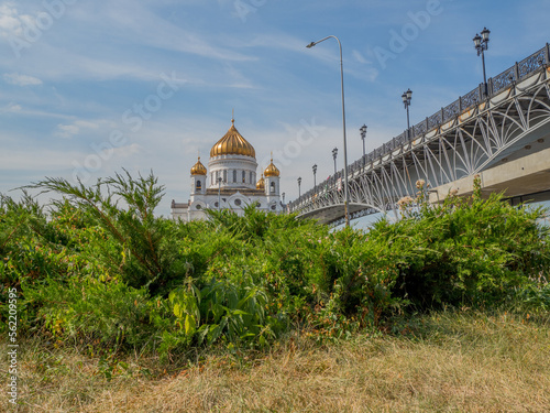 The most beautiful Orthodox cathedral on a fine summer day