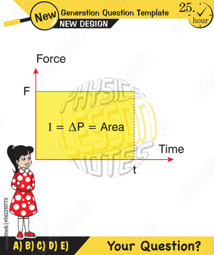 Physics, Force and Motion, Support and Motion, Thrust and linear momentum Physics shapes, Lifting a load, Pulling a load, next generation question template, exam question, eps 