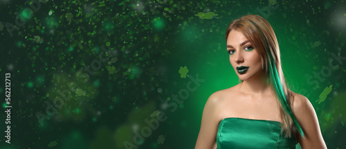 Beautiful young woman with ...