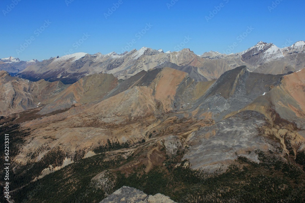 Fototapeta premium View t the summit of Noseeum Peak