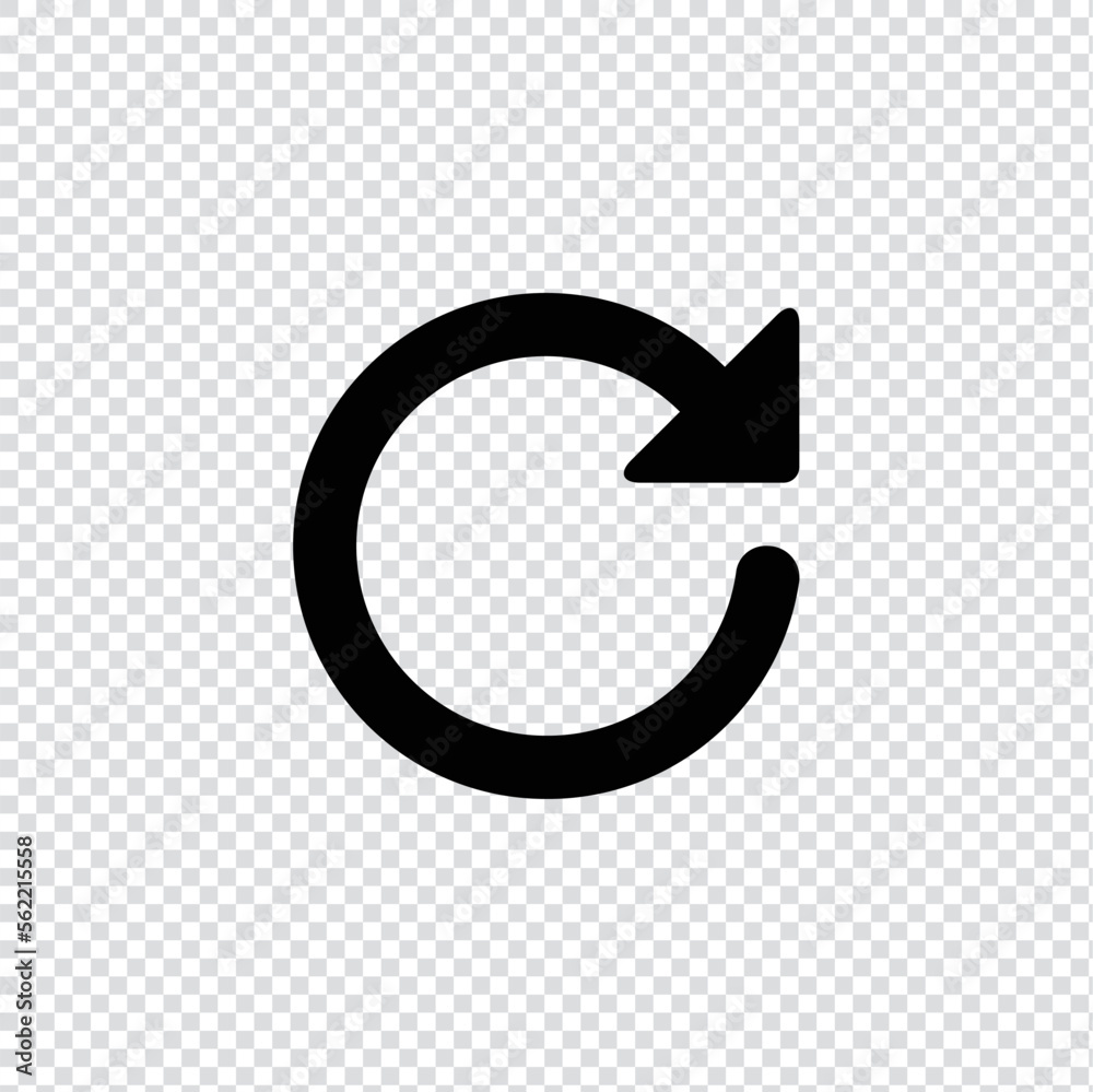 Reload, refresh, retry outline icon in transparent background, basic app and web UI bold line icon, EPS10 Reload, refresh, retry outline icon in transparent background, basic app and web UI bold line icon, EPS10