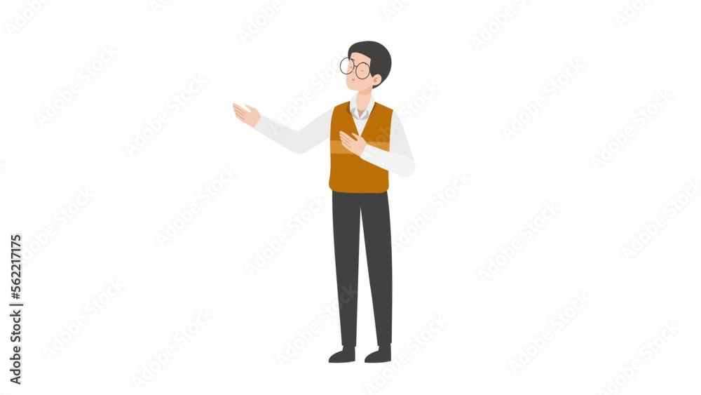 Man Waiving Hand Man Waiving Hand