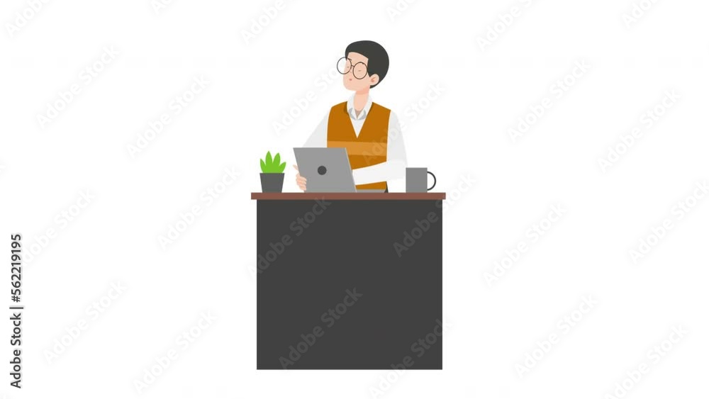 Businessman using a laptop Businessman using a laptop