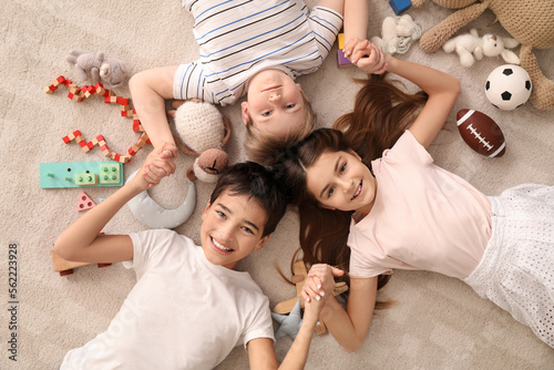 Little friends with toys ly...