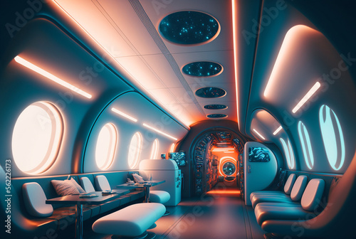 the fictitious interior of ...