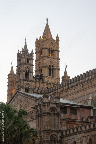 Vedute dalla splendida Cattedrale di Palermo