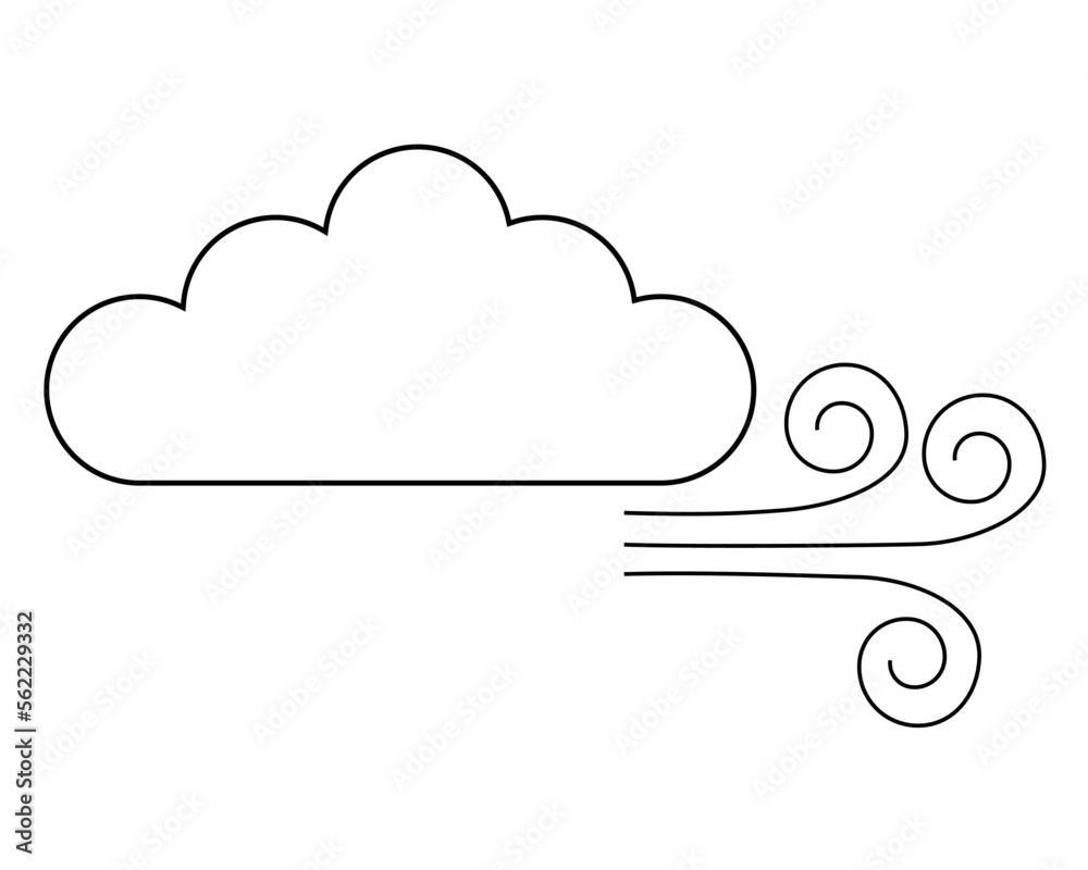 Wind linear icon. Cold fresh air swirl. Whirlwind. Good smell, evaporation. Thin line customizable illustration. Contour symbol. Vector isolated outline drawing. Editable stroke Wind linear icon. Cold fresh air swirl. Whirlwind. Good smell, evaporation. Thin line customizable illustration. Contour symbol. Vector isolated outline drawing. Editable stroke