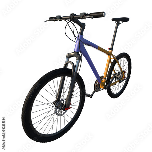 Bicycle 3 - Perspective F view png