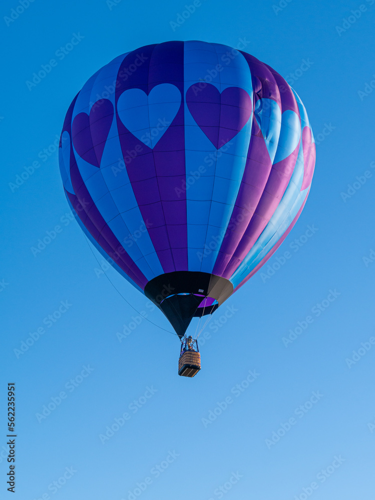 Fototapeta premium Hot air balloons rising