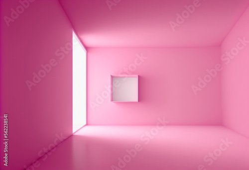 Ai-Generated Minimalistic Pink Wallpaper: A Soft, Pretty, and Elegant Artistic Design with Subtle Stripes, Lines, Shapes, and Textures