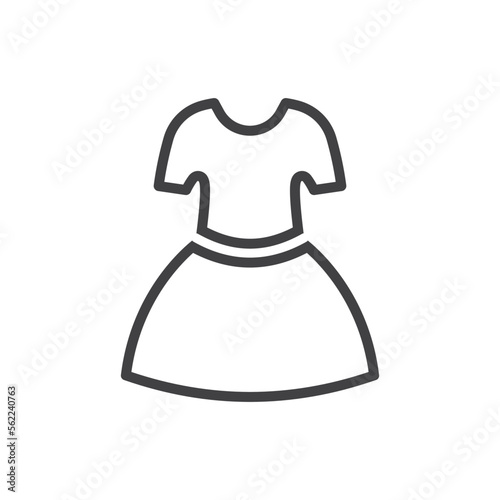 Apparel Dress Icon - Gown Dress Icon