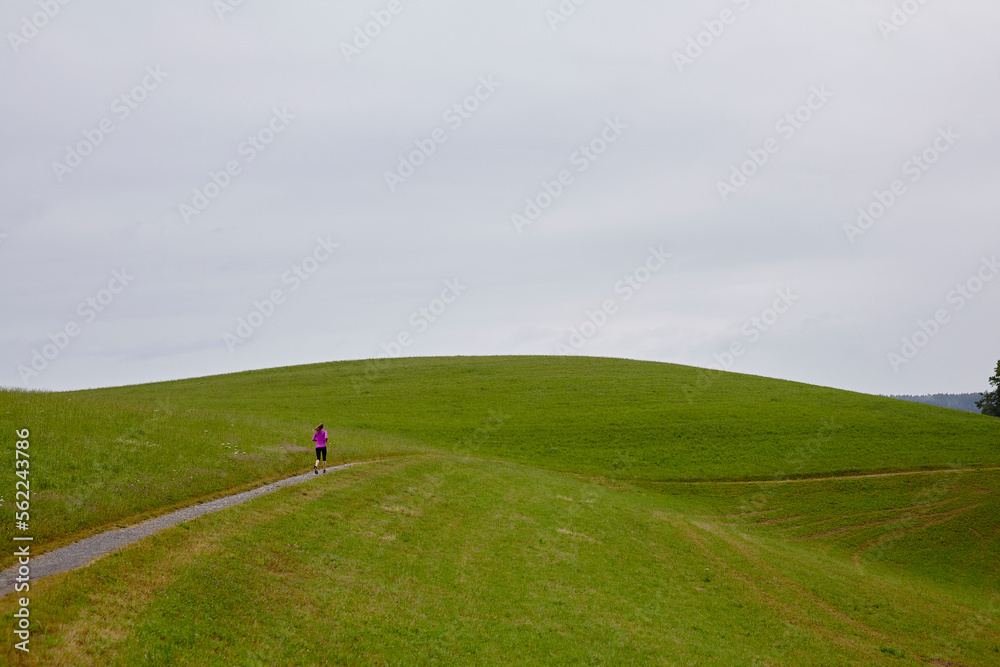 running on the hill running on the hill