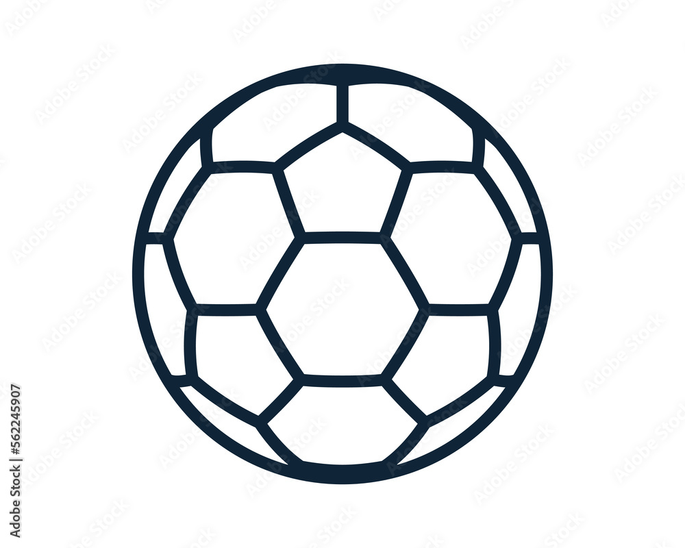 Soccer ball icon. Football game ball icons Soccer ball icon. Football game ball icons