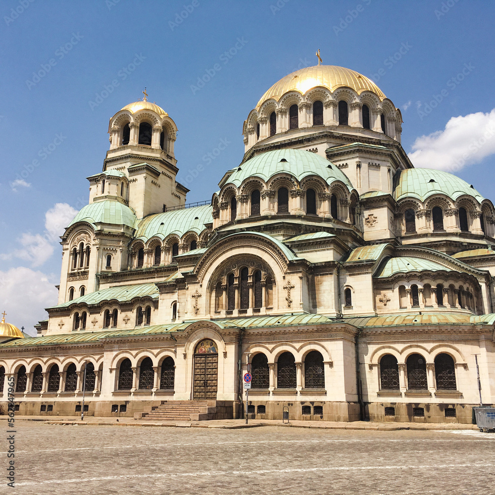 Downtown Sophia Bulgaria city tourism views of the town.