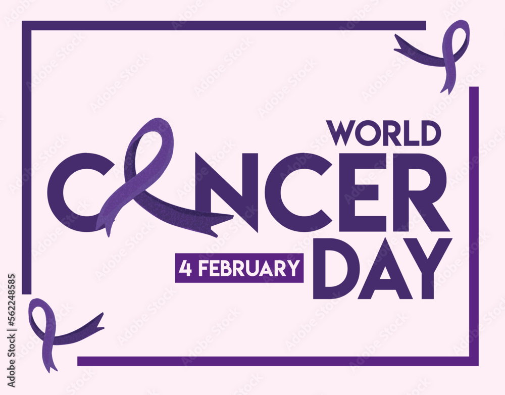 Fototapeta premium February 4th is World Cancer Day.