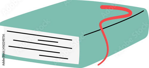 Interesting book flat icon Reading for animals