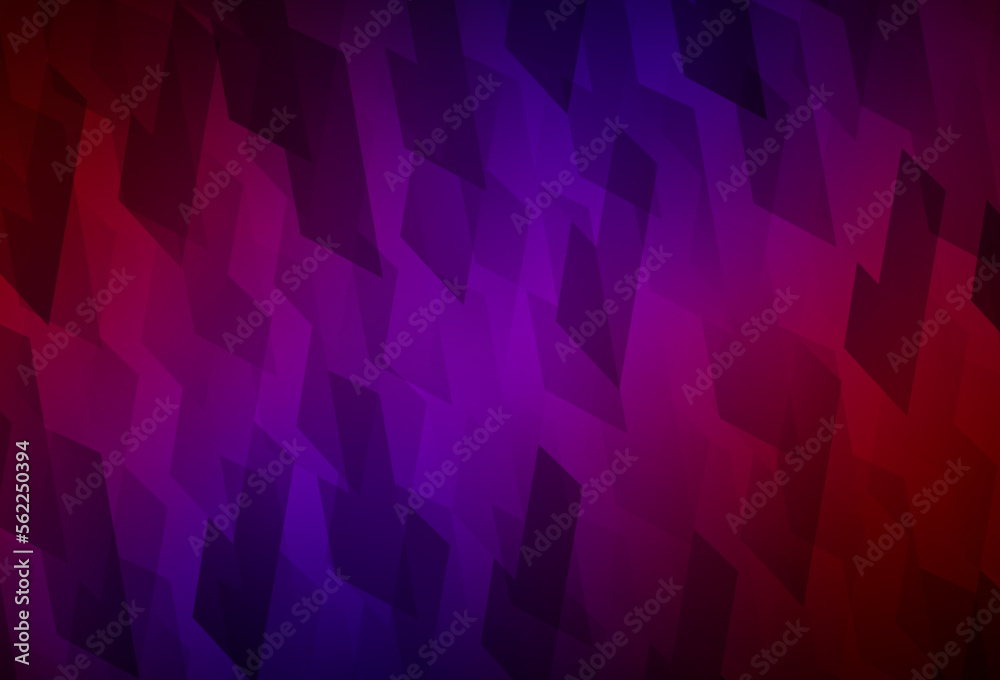 Obraz premium Dark Blue, Red vector texture in rectangular style.