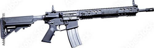 Obraz na płótnie AR-15 with iron sights w salonie