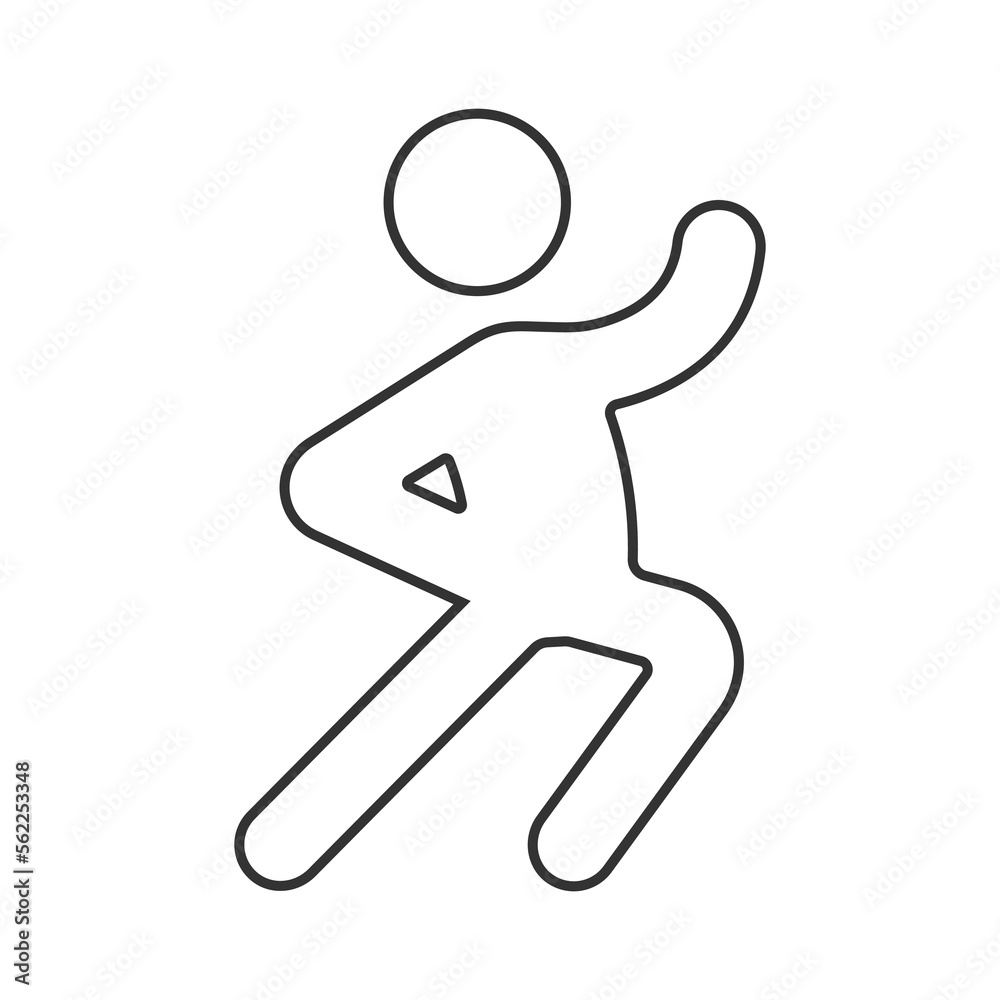 Fitness vector icon. Line sign for mobile concept and web design. Symbol, logo illustration. Vector graphics Fitness vector icon. Line sign for mobile concept and web design. Symbol, logo illustration. Vector graphics