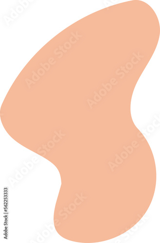 Blob abstract shape illustration