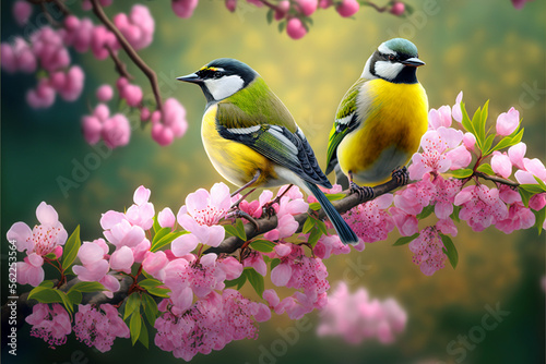 Chirping into Spring: The Return of our Feathered Friends (ai generated)
