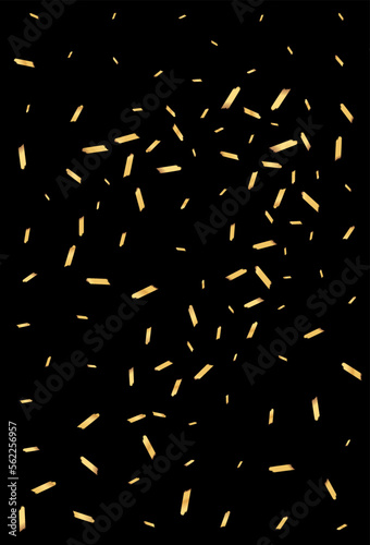 Luxurious Paint Vector Black Background. Gold