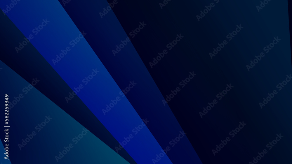 Abstract design with 3d blue geometric background. Blue banner background. Vector abstract graphic design banner pattern background template.