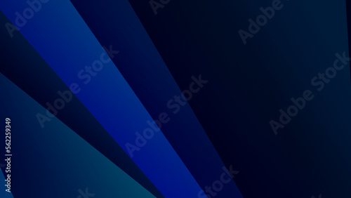 Abstract design with 3d blue geometric background. Blue banner background. Vector abstract graphic design banner pattern background template.