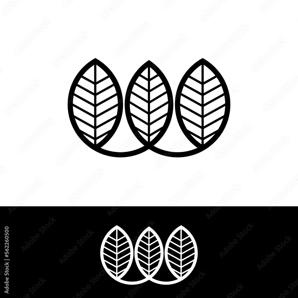 black and white simple and elegant logo template, suitable for restaurant or company and the like vector EPS black and white simple and elegant logo template, suitable for restaurant or company and the like vector EPS
