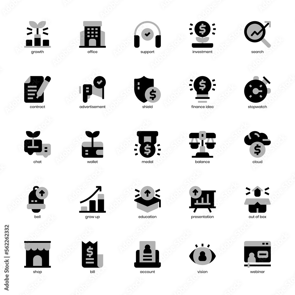 Business Growth icon pack for your website, mobile, presentation, and logo design. Business Growth icon duo tone design. Vector graphics illustration and editable stroke. Business Growth icon pack for your website, mobile, presentation, and logo design. Business Growth icon duo tone design. Vector graphics illustration and editable stroke.