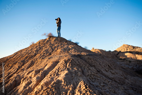 A photographer shoots near Chimayo, NM photo