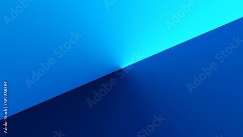 Illustration of blue shiny background with shape and effects