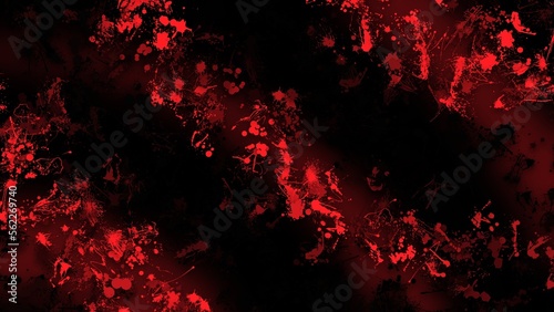 Illustration of spotted red stripes on a black background with effects