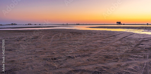 Sonnenuntergang an der Nordsee