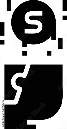 Idea icon symbol in black  creative inovation bulb symbol vector image