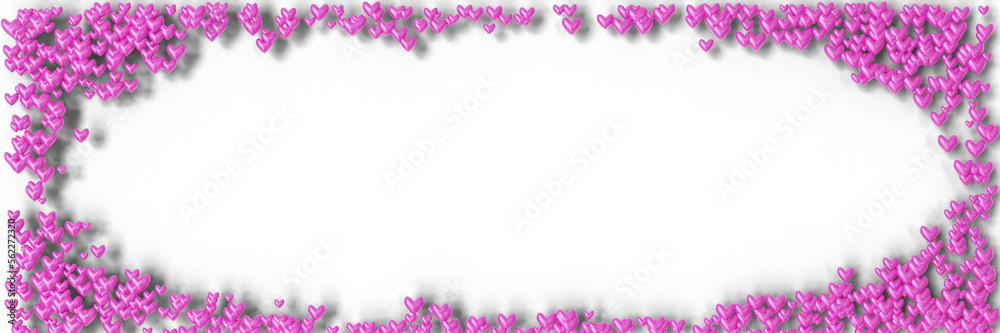 Valentine's Day Background: Frame with cute little colorful hearts (3D Rendering) Valentine's Day Background: Frame with cute little colorful hearts (3D Rendering)