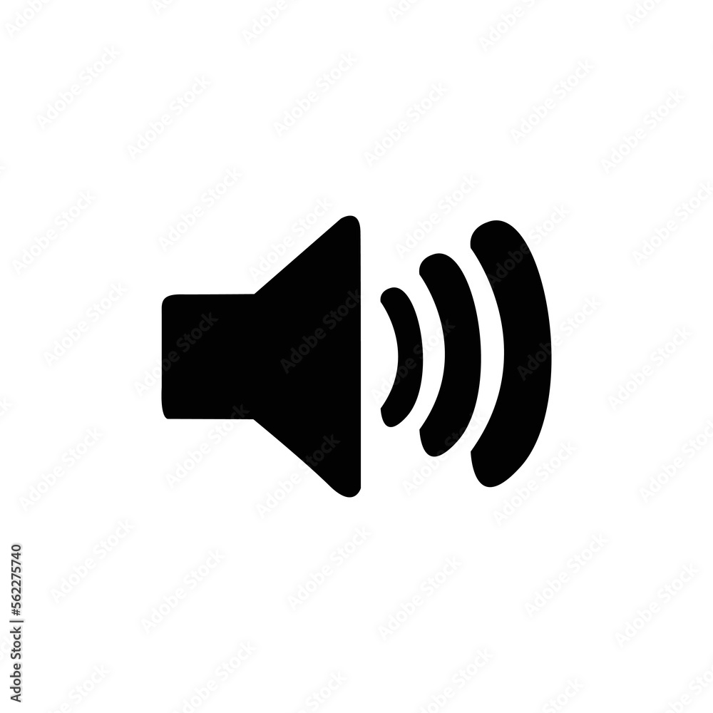 speaker icon isolated on white speaker icon isolated on white