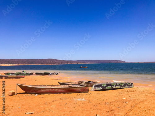 boats on the beach