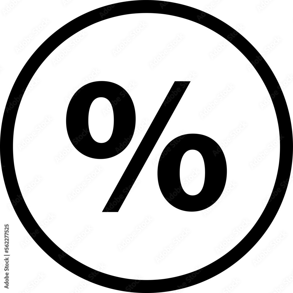 percent icon vector, flat design trendy style on white background..eps percent icon vector, flat design trendy style on white background..eps