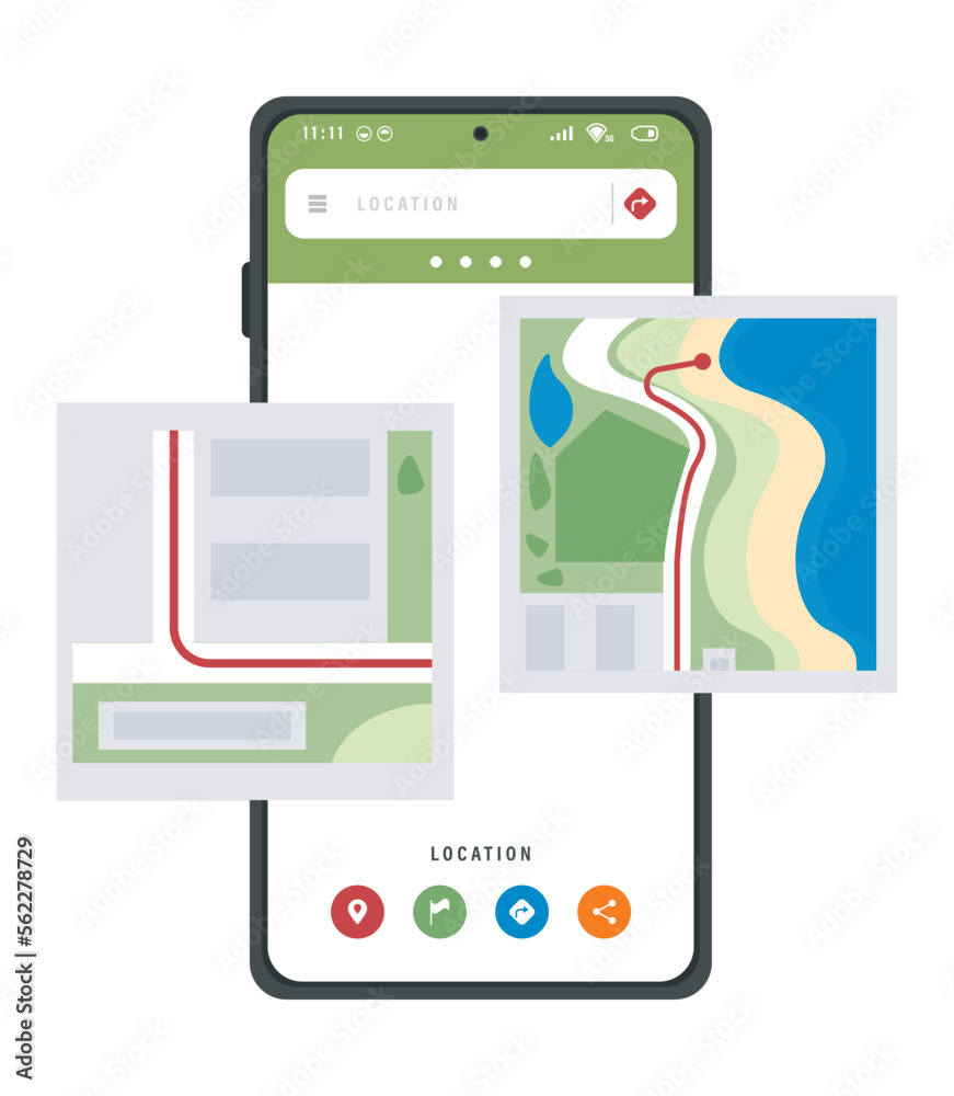smartphone with gps app smartphone with gps app