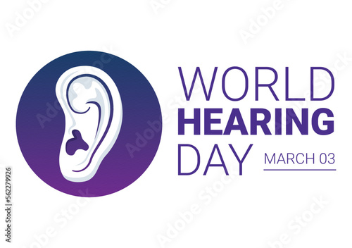World Hearing Day Illustration to Raise Awareness on How to Prevent Deafness for Web Banner or Landing Page in Flat Cartoon Hand Drawn Templates