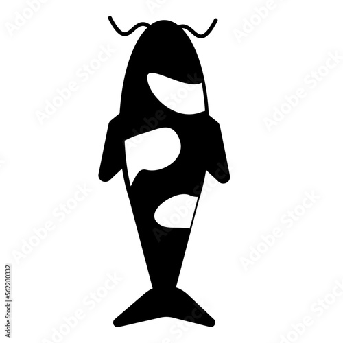 carp icon black white