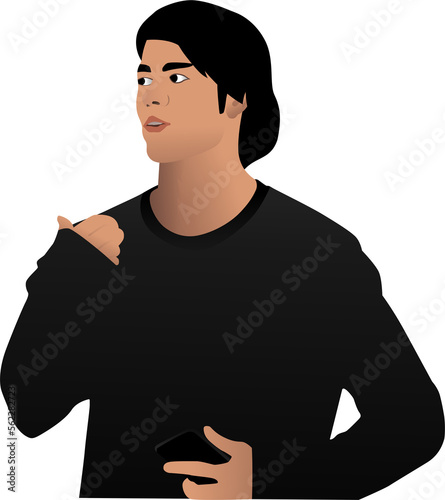 silhouette of a man
