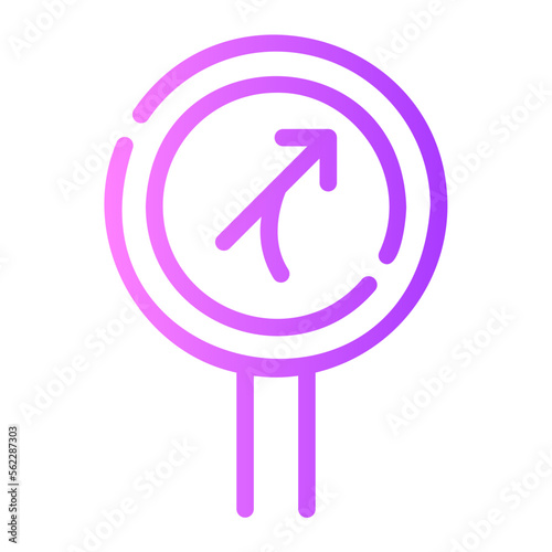 entering gradient icon
