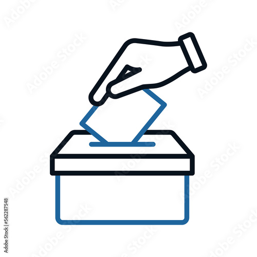 Vote icon. voting sign for mobile concept and web design. vector illustration