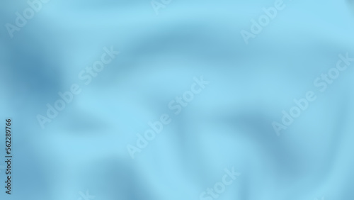 Blue silk and satin or wrinkled cloth 3d render for fabric texture, abstract background, wedding background, luxury background or wave texture.