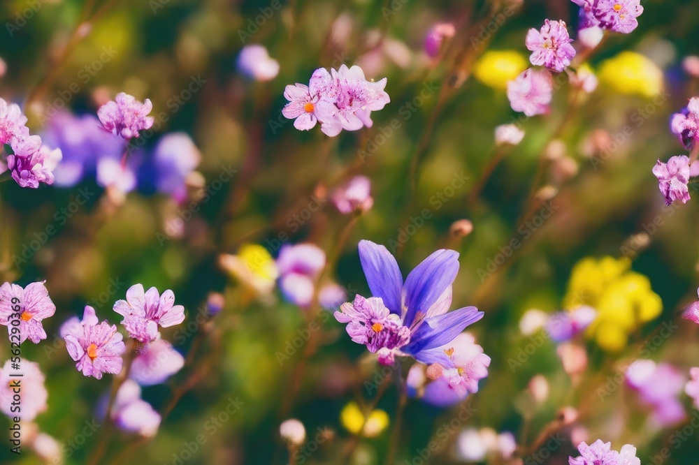 Spring Wildflowers Seamless Texture Pattern Tiled Repeatable Tessellation Background Image Spring Wildflowers Seamless Texture Pattern Tiled Repeatable Tessellation Background Image