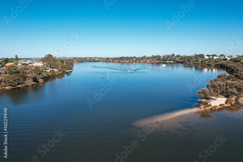 Tableau sur toile Boating on the Canning River in Perth Western Australia